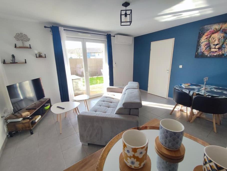 Apartament T2 Avec Jardin Proche Aeroport, Airbus, Meet Daux Zewnętrze zdjęcie