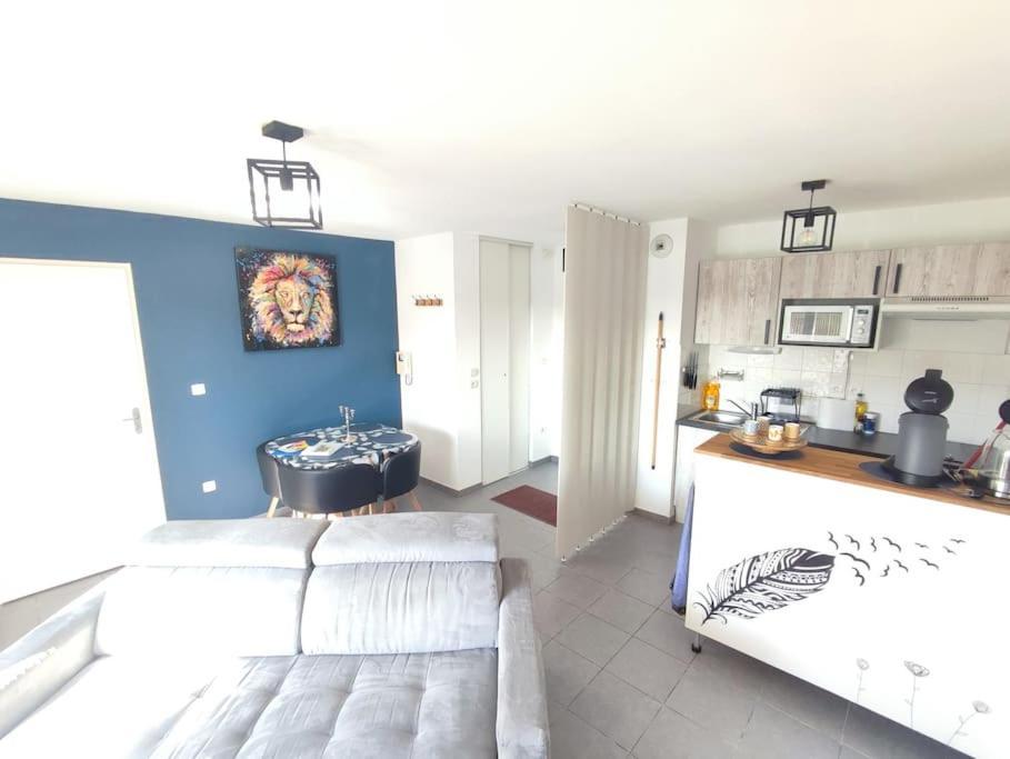 Apartament T2 Avec Jardin Proche Aeroport, Airbus, Meet Daux Zewnętrze zdjęcie